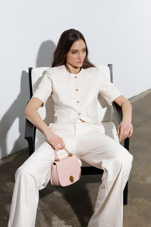 Elegantni sako kratkih rukava Tiffany Production